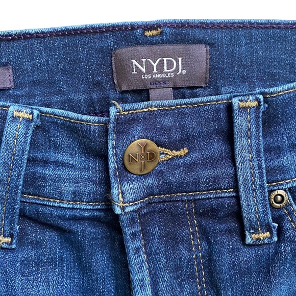 NYDJ Marilyn Crop Cuffed Bezel Wash Jeans Size 2 - Picture 6 of 16